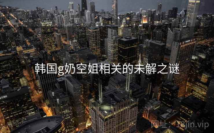 韩国g奶空姐相关的未解之谜